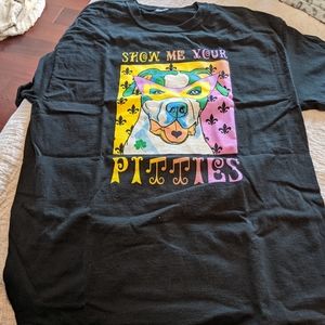 VRC New Orleans Mardi Gras pitbull tee